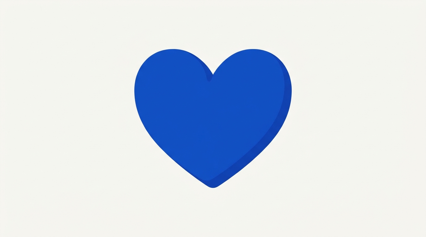 Blue Heart Emoji Meaning Explained