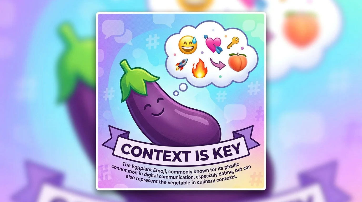 Eggplant Emoji Meaning in Texting