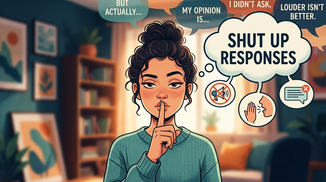 Funny Shut Up Responses