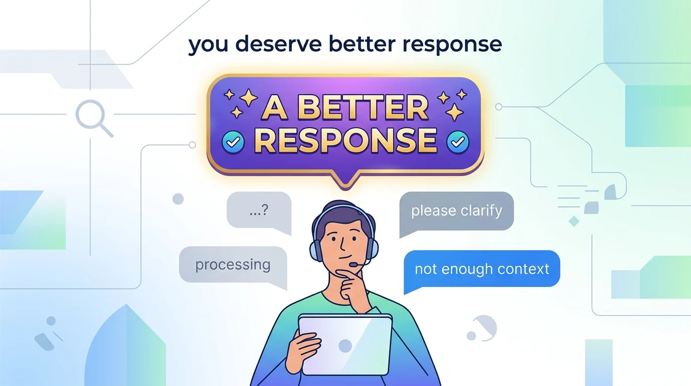 Best You Deserve Better Response