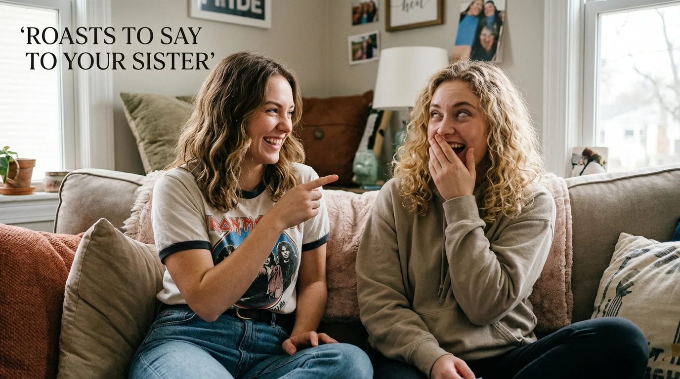 Roasts to Say to Your Sister