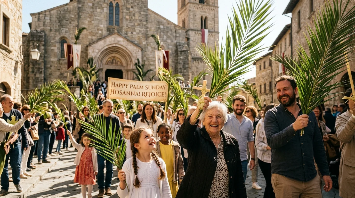 response to happy palm sunday
