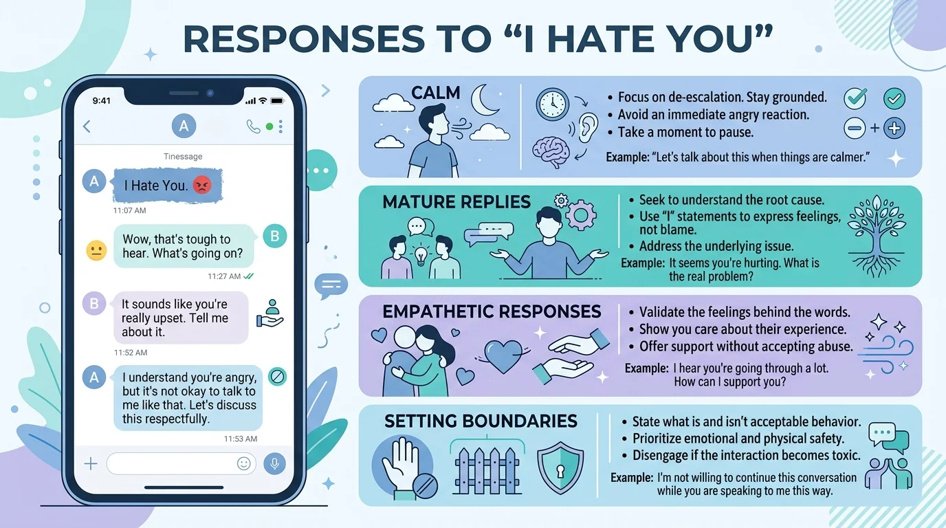 Best Texting Responses to I Hate You