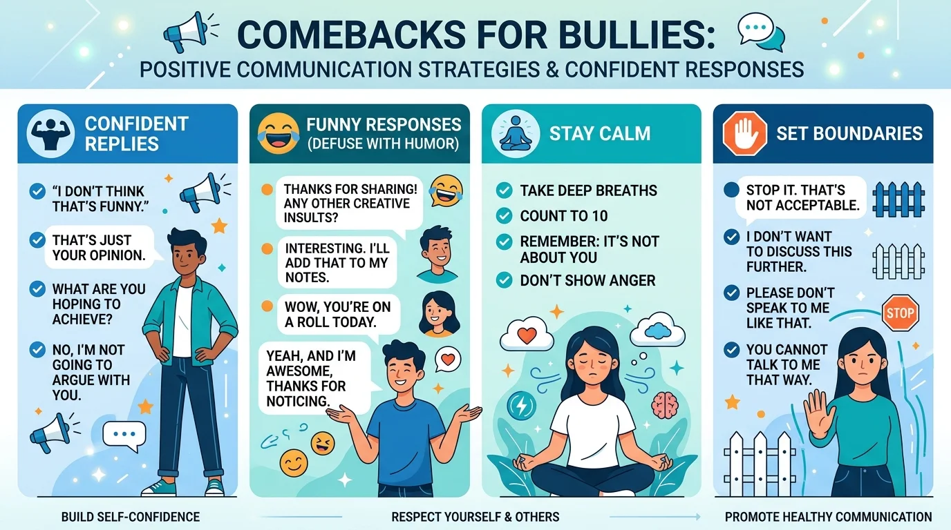 Confident Comebacks for Bullies That Show Strength