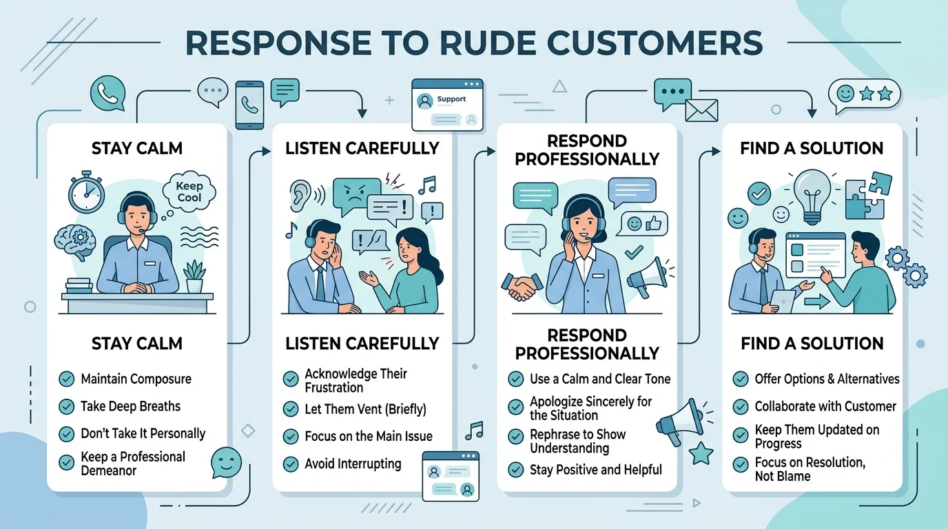 Email Response to Rude Customers Examples