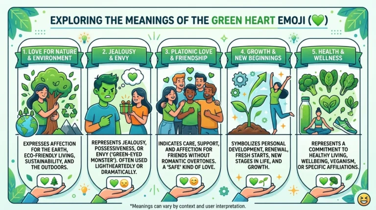 Green Heart Emoji Meaning