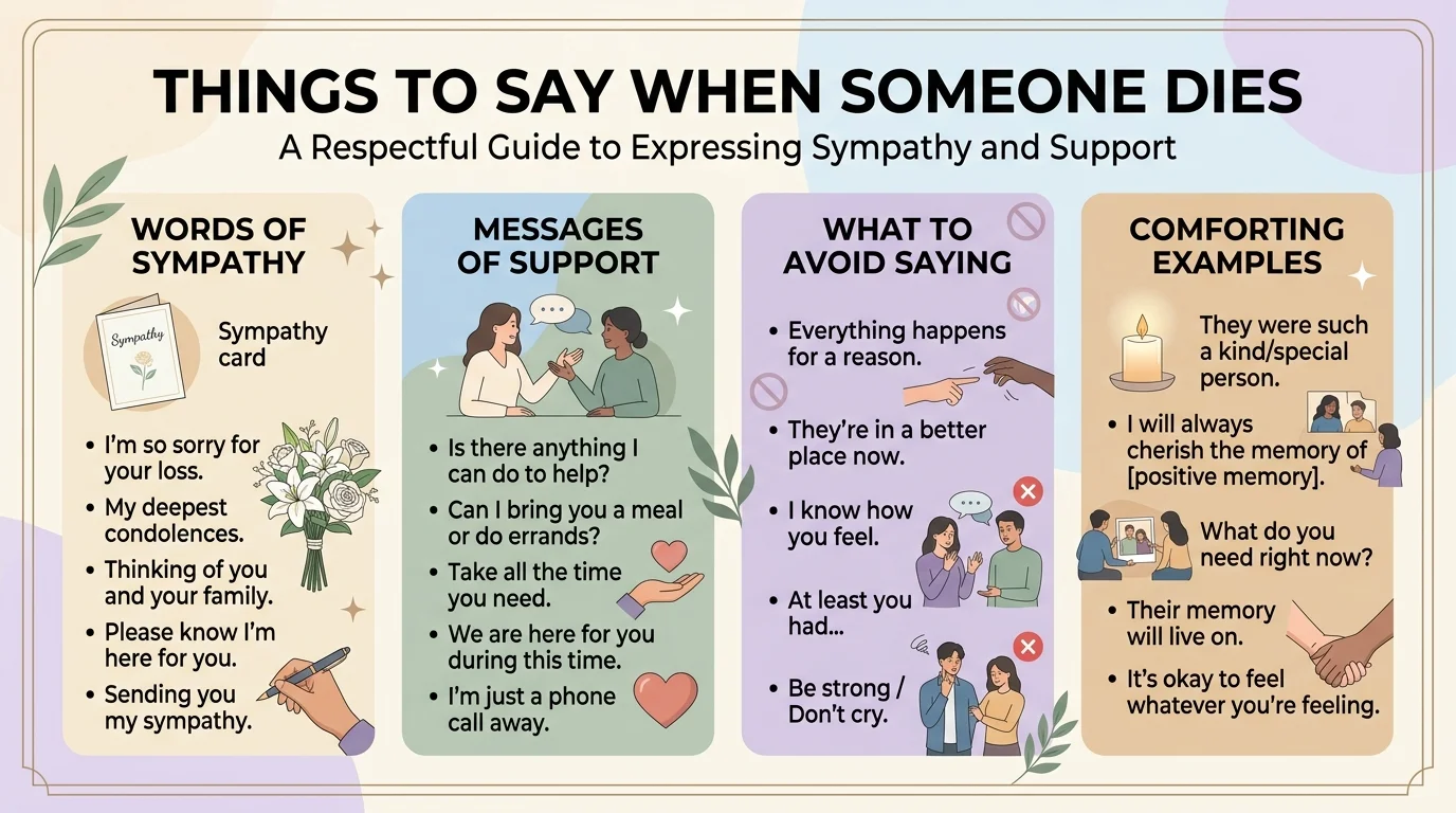 Professional Things to Say When Someone Dies at Work