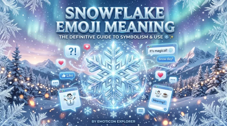 Snowflake Emoji Meaning
