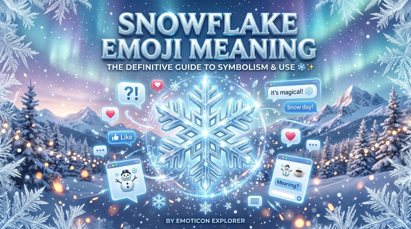 Snowflake Emoji Meaning
