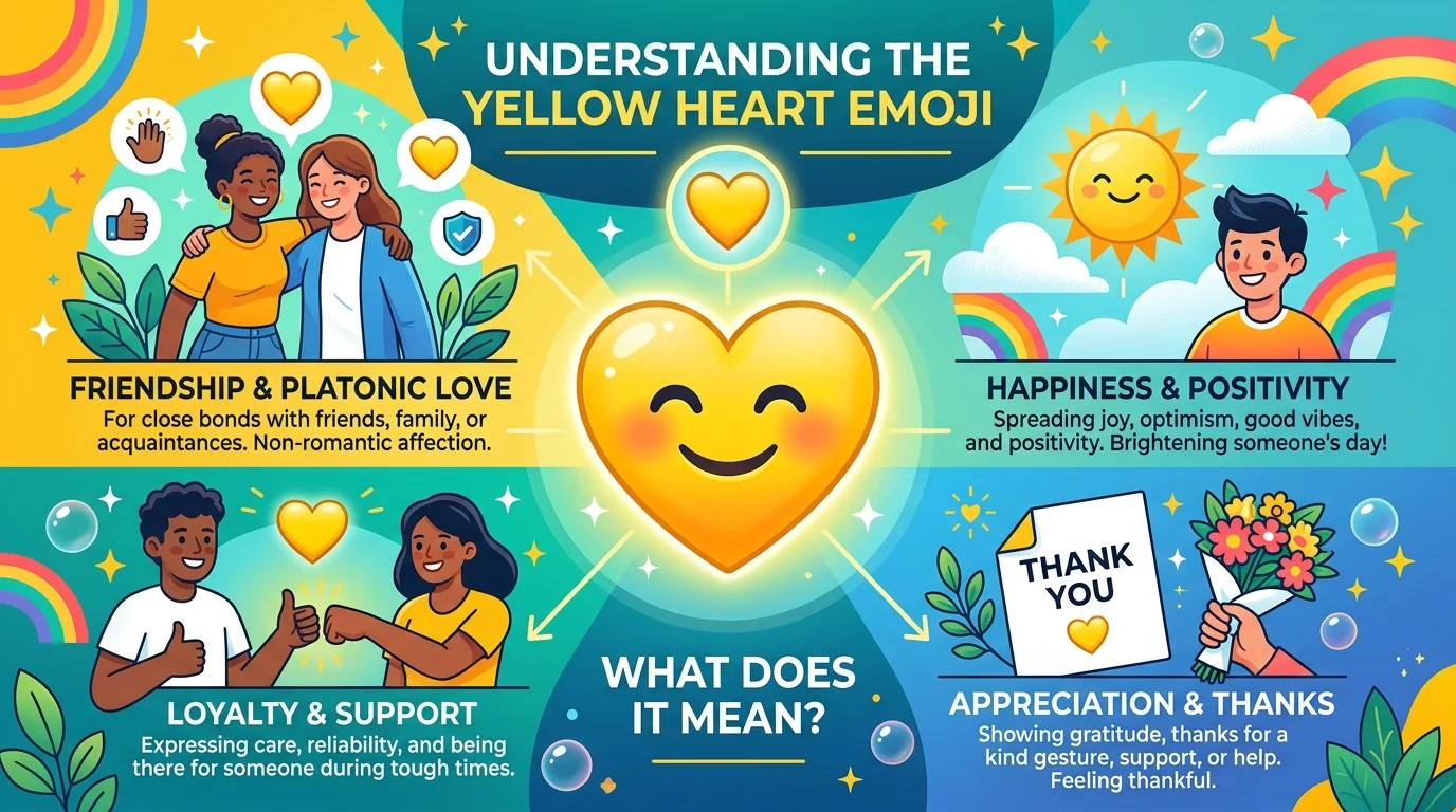 Spiritual Meaning of the Yellow Heart Emoji