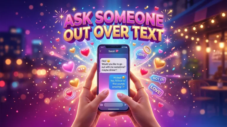 ask someone out over text