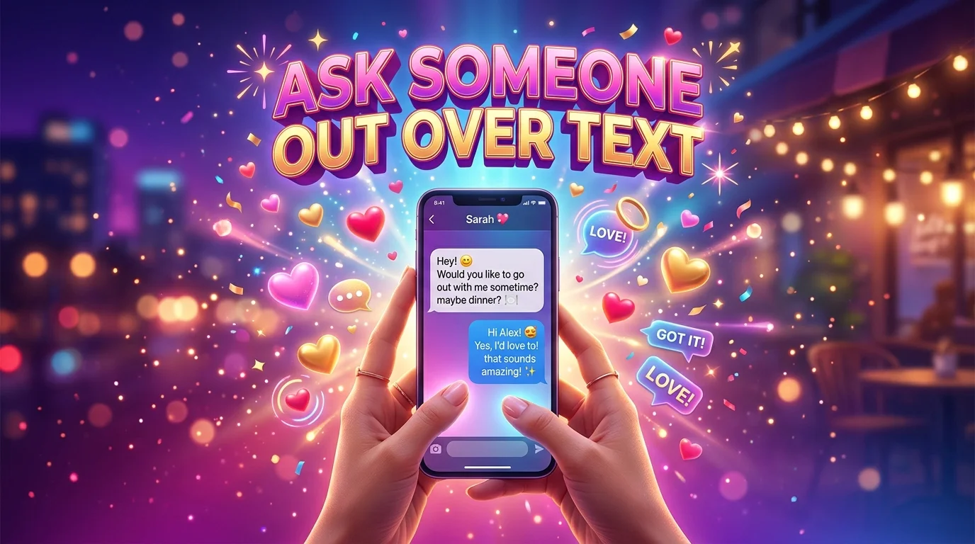ask someone out over text