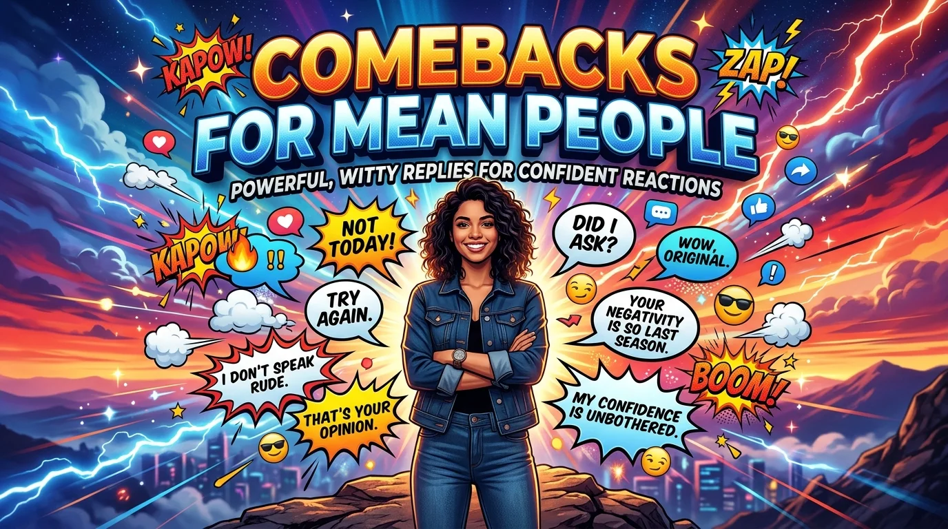 comebacks for mean people