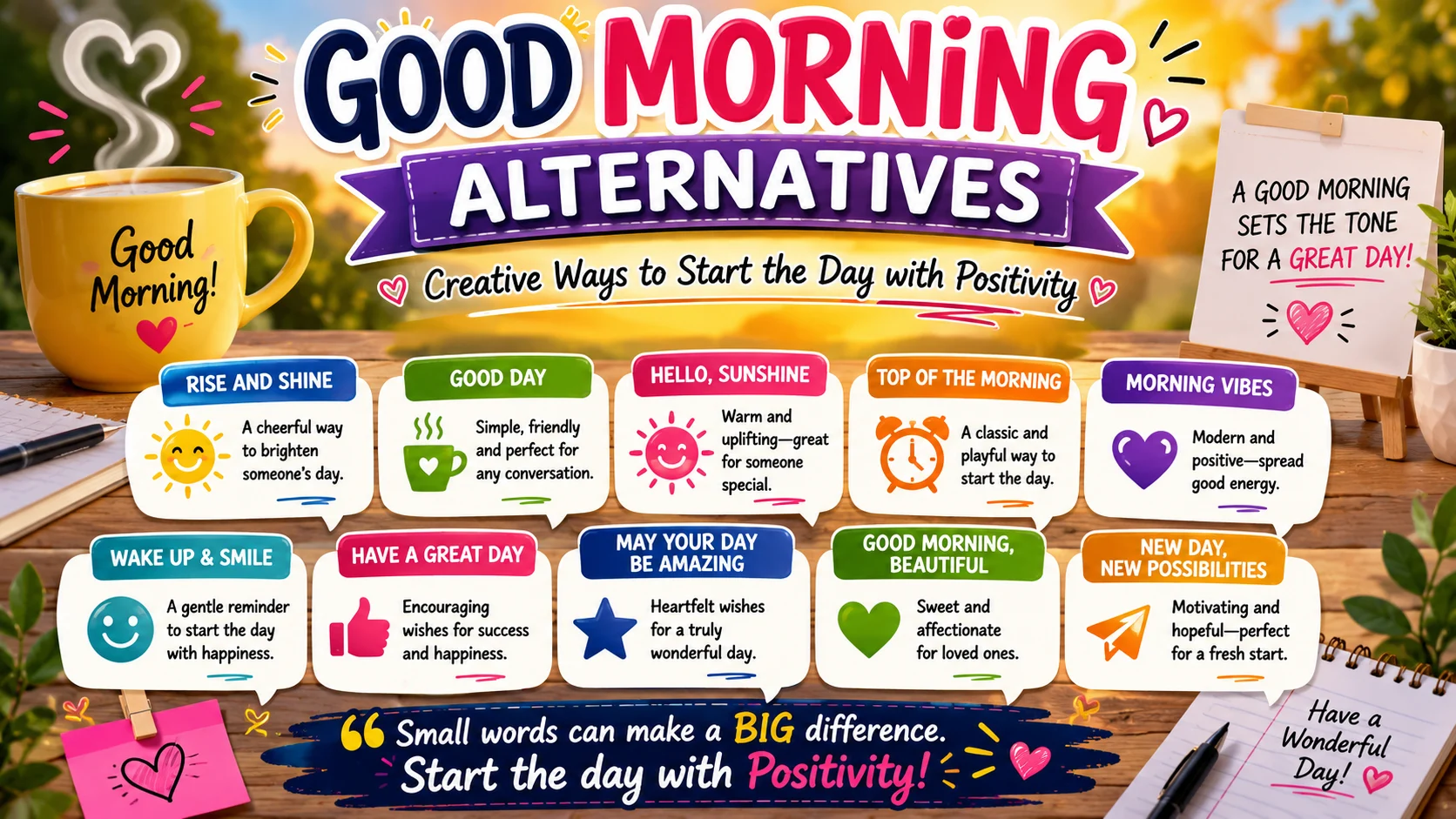 good morning alternatives