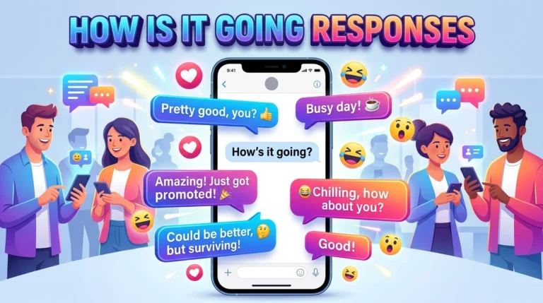 how is it going responses