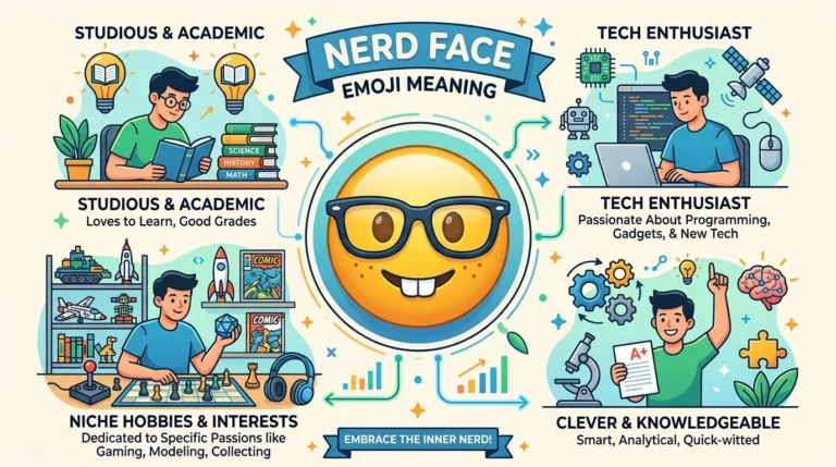nerd face emoji meaning