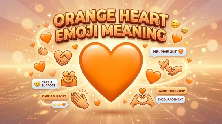 orange heart emoji meaning