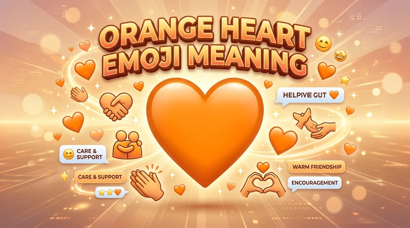 orange heart emoji meaning