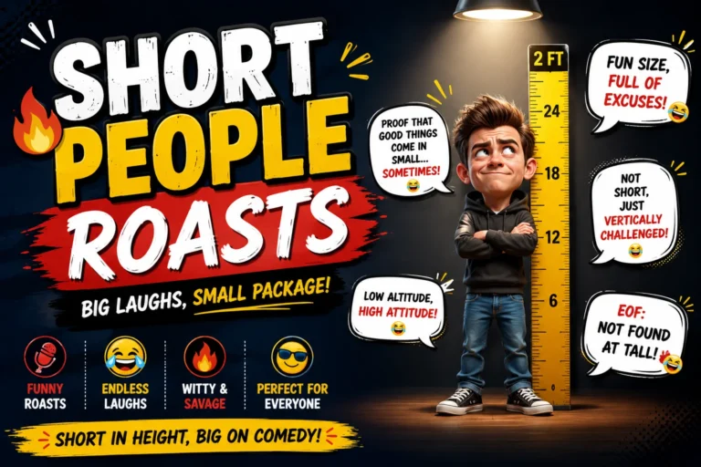 short people roasts