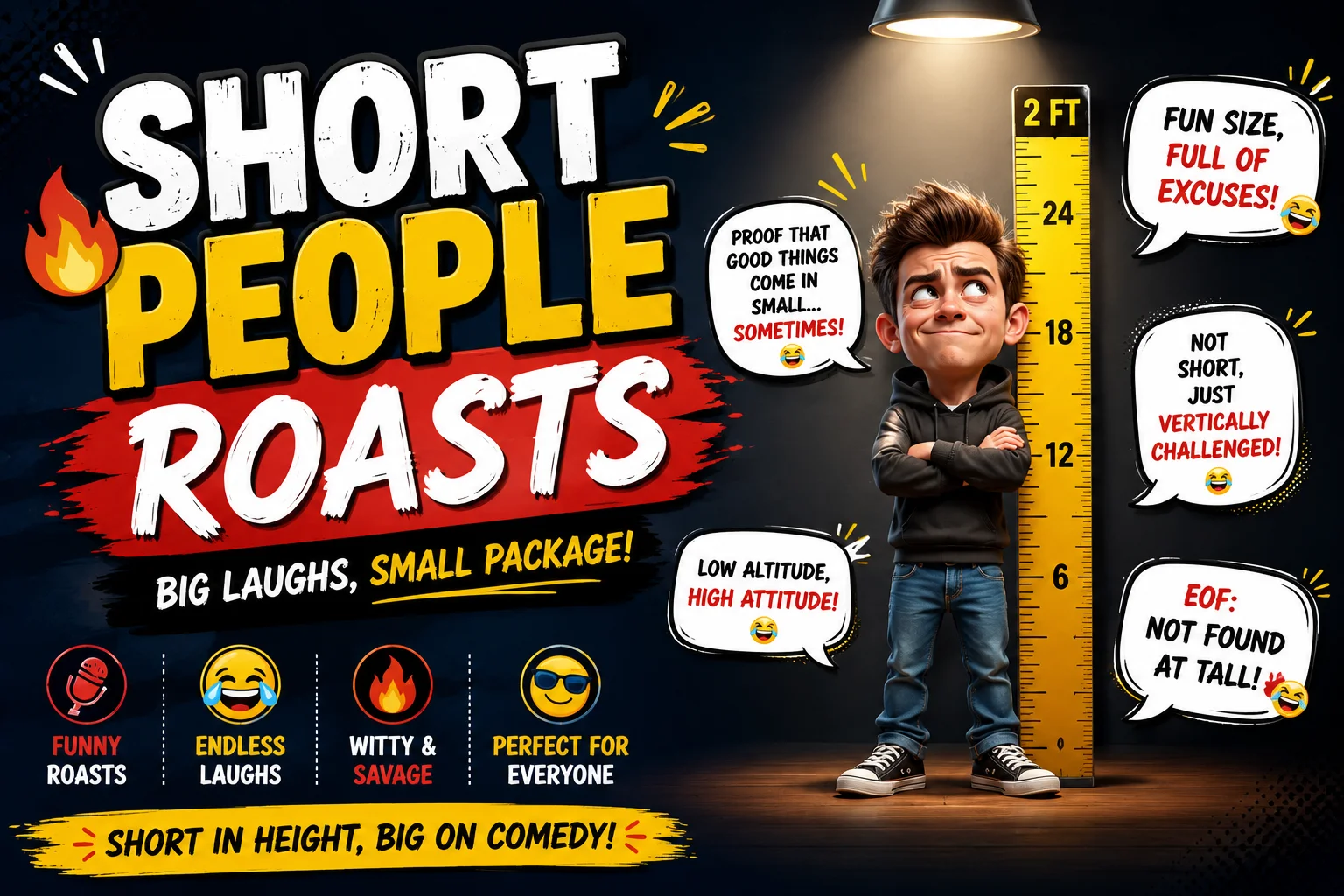 short people roasts
