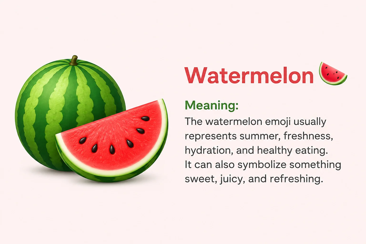 watermelon emoji meaning